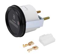 Bewinner 6 Digit Round Quartz Hour Meter, 12-36V AC/DC for Boat Car Truck
