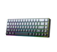Bewinner 68 Key RGB Mechanical Gaming Keyboard, Compact Mini Office Keyboard with 3 Mode Connectivity Wired 2.4G Wireless BT 5.0 Compact Keyboard for Computer Laptop Tablet