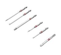 Bewinner 6PCS Hex Shank Screwdriver Bits Magnet Pagoda Shaped Bit for Electric Cordless Drill, High Torque Screwdriver Bits Set for Home Car Maintenance