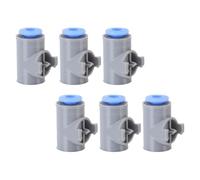 Bewinner 6PCS PETG Tube Connectors for A1 Mini & A1, 3D Printer Feed Tube Fittings, Replacement Pipe Joints for Extruder, Good Stability &