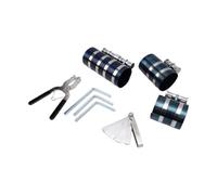 Bewinner 6Pcs Piston Ring Compressor Tool Kit for Car Engine | Adjustable Ring Expander, Spring Steel Body, Chrome Finish Gauge, Cylinder Rebuild, Rust Resistant