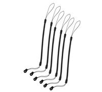 Bewinner 6PCS Retractable Pen Lanyard, Elastic Spring Coil Strap Anti-Lose Leash with Ring for Tethering Drawing Pens, Touchscreen Stylus & Tablets
