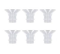 Bewinner 6pcs Silicone Flange Inserts for 24mm Shields, Wearable Hands Free Pump Accessories, Portable Flange Inserts (17MM)