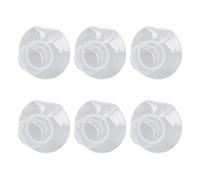 Bewinner 6pcs Silicone Flange Inserts for 24mm Shields, Wearable Hands Free Pump Accessories, Portable Flange Inserts (21MM)