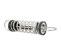 Bewinner 6x300mm Dock Line Mooring Spring, 304 Stainless Steel Shock Absorbing Boat Mooring Spring for Prevent Vessel Stress Cracking Caused By Snatching