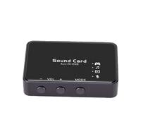 Bewinner 7.1 USB Surround Sound Card with High-Resolution DAC for Immersive Gaming and Music Experience, Durable Aluminum Alloy Design