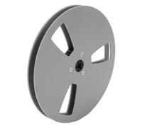 Bewinner 7 Inch Empty Take-Up Reel for Reel Tape Recorders, 1/4inch Nab Flange with 3 Windproof Holes, Compatible with TEAC Studer, ABS Vintage Sound Tape (Gray)