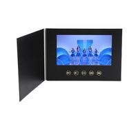 Bewinner 7" Video Greeting Card, Customizable Video Book, 128M Memory & Rechargeable Battery, Digital Brochure for Christmas, Anniversary, Marketing
