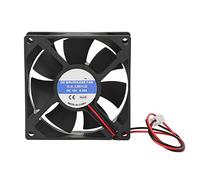 Bewinner 80mm Silent Fan for Computer Cases, CPU Cooling Fan 80mm Quiet 3Pin Connector Black ABS Easy Installation PC Cooling Fan for Computer Cases and CPU Coolers (2000RPM)