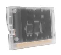 Bewinner 8GB 4000 In 1 Game Card, Fit for Mega Drive, Master System, 32X Consoles with Accessories, Supports Cheat Codes, Hardware Region Unlock (Transparent White)