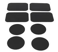 Bewinner 8PCS Metal Plates Self Adhesive Sticker for Magnetic Car Mount, Compatible with Smartphones and Tablets, and Remove