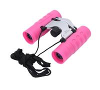Bewinner 8x21 Kids Binoculars for Ages 3-12 - Compact Folding Binoculars for Bird Watching, Camping, Outdoor Adventures, Science Toy, Pink (Pink)