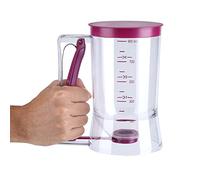 Bewinner 900 ml Batter Dispenser, Manual Baking Cupcake Pancake Waffle, Pancake Batter Dispenser with Measuring Label, Mass Dispenser, Measuring Cup, Great Gift Ideas