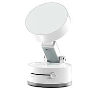 Bewinner A2-Pro Magnetized Car Phone Holder | Vacuum & Magnetic Dual Mount, 360° Rotation for Multi-Surface Use in Car/Home/Office (White)