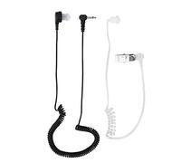 Bewinner Acoustic Tube Earpiece with Clip, 3.5mm Mono Earpiece Headset Anti-Radiation for Radio, Security Covert Communication, Compatible with Most Radfor ios, Microphones or MP3 Players