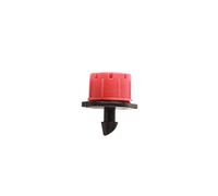 Bewinner Adjustable Mini Garden Irrigation Dripper Heads 150pcs, 1/4 Inch Barb Drip Watering System for 3mm/5mm 4mm/7mm Tube, Engineering Plastic Water Drip Emitter for Flower Plants (100pcs)