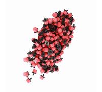 Bewinner Adjustable Mini Garden Irrigation Dripper Heads 150pcs, 1/4 Inch Barb Drip Watering System for 3mm/5mm 4mm/7mm Tube, Engineering Plastic Water Drip Emitter for Flower Plants (150)
