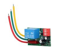 Bewinner Adjustable Timer Relay Switch - 1 Channel Delay Timer with Housing, 16 Modes Up to 480 Minutes for Fan, Engine, Cooler, Incandescent Lamp (Without Casing)