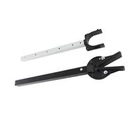 Bewinner Adjustable Transom Saver for Outboard Motors, 23-35 Inch Transom Protector with Composite Head, Supports Up to 100 , Heavy Duty Aluminum & ABS, Universal Trailer Mounting