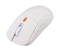 Bewinner AI Mouse, 6 Key Wireless Smart Mouse with Voice Input Translation Transcription Summarization Ergonomic Rechargeable Bluetooth for Desktop Laptop (White)