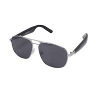 Bewinner AI Smart Glasses, Bluetooth Translation Glasses with Real Time 100 Languages, Polarized Sunglasses for Men Women, AI Translator for Music Calls Traveling (Black)
