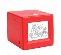 Bewinner AI Sticker Printer Portable with 2.8 Inch Screen, Bluetooth Thermal Printer for Inkless Label Making, Print Custom Sketches in 6 Styles for DIY Projects