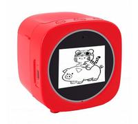 Bewinner AI Voice Control Printer, ABS Thermal AI Photo Printer 203 DPI Bluetooth Inkless Black and White Printing with 2.4 in Screen for Home DIY Notes Labels