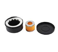 Bewinner Air Compressor 3/4 25mm Muffler, 80mm Cylinder Diameter Filter Intake for Screw Piston Air Pump, Plastic Shell Round, Easy Disassemble Durable Industrial