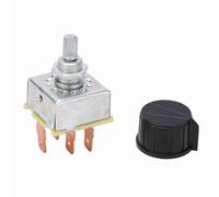Bewinner Air Conditioning Switch, 3 Speed Blower Switch Replacement for