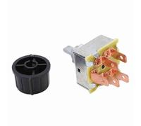 Bewinner Air Conditioning Switch, 3 Speed Blower Switch Replacement for