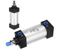Bewinner Air Pneumatic Cylinder Double Acting Aluminum Alloy SC40x50 | 40mm, Action Type, Pneumatic Components, Easy To Use, Multi Use, Durable, Portable, Compact