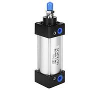 Bewinner Air Pneumatic Cylinder Double Acting Aluminum Alloy SC40x50 | 40mm, Action Type, Pneumatic Components, Easy To Use, Multi Use, Durable, Portable, Compact