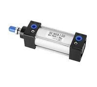 Bewinner Air Pneumatic Cylinder Double Acting Aluminum Alloy SC40x50 | 40mm, Action Type, Pneumatic Components, Easy To Use, Multi Use, Durable, Portable, Compact