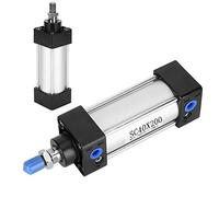 Bewinner Air Pneumatic Cylinder Double Acting Aluminum Alloy SC40x50 | 40mm, Action Type, Pneumatic Components, Easy To Use, Multi Use, Durable, Portable, Compact