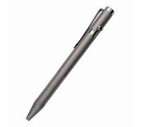 Bewinner Alloy Ballpoint Pen, Strong -Resistant Writing Tool for Outdoor Traveling, Office, and Hiking, for Father's Day - Blue (Grey)