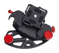 Bewinner Aluminium Alloy Camera Mount with Adjustable Screw Design for Storage Case, Suitable for Hiking and Cycling (red)