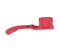 Bewinner Aluminum Alloy Camera Thumb Up Grip for GFX-50R, Metal Thumb Rest Support with Hot Shoe Cover Protector, Ergonomic Arrow Storage Case Hot Shoe Mount, Lightweight CNC Machined (Red)