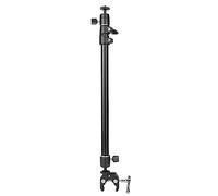 Bewinner Aluminum Camera Slider Support Rod with Clamp for Tripod | Adjustable Support Arm, 360 Degree Rotation, For Photography Videography Studio