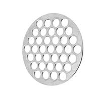 Bewinner Aluminum Dumpling Maker Mold for Ravioli Wonton Pastry Biscuits Dough Press, 37-Piece Dumpling Press Kitchen Tool with Stainless Steel Wheel Knife, Easy to Store and Clean Silver