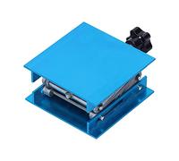 Bewinner Aluminum Oxide Laboratory Lifting Platform, 100x100mm Lift Stand Table Accessory, 52mm-145mm Height Adjustable Lab Support for Physics Biology Experiments