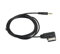 Bewinner AMI MMI to 3.5mm AUX Cable Audio Adapter, Music Interface Cable for A3 A4 A5 A6 A8 Q5 Q7 R8 TT, 1.8m/5.9ft Lossless Sound Quality, DC3.5mm Male to AMI MMI Plug and Play Car