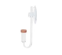 Bewinner Aquarium CO2 Diffuser Atomizer Transparent Acrylic Bubble Counter with Check Valve for Aquatic Plants Water Grass, Nano Ceramic Disc+Suction Cup