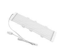 Bewinner ARGB Silicone Neon Light, Strip PSU Cable Extension Kit, 3 Pin Sync Addressable RGB Lighting for Motherboard GPU PC Build Aura Sync Mystic Light White Flexible 550mm (X12 Wide Supports 24P