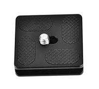 Bewinner Arrow Storage Case Plate 1/4inch Screw Mount for ARCA Tripod Ball Head SLR Camera, CNC Machined Aluminum Alloy Hand Screw Plate Compatible with ARCA KIRK RRS MARKINS INDURO (PU40)