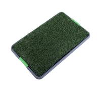 Bewinner Artificial Grass Puppy Pee Pad Large, Reusable Dog Potty Training Pad for Indoor Use 68x42.5cm, 3 Layer System with Tray Integrated Design, Washable Green Turf for Apartment