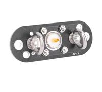 Bewinner AT Adapter Board for Short Wave Antennae 300W Support, Long Line End Feed GP V Dipole, Compact Portable PCB with Stainless Steel Structure