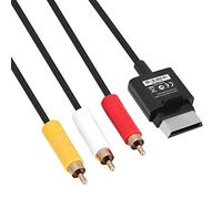 Bewinner AV Cable for Xbox 360 Slim, 3 RCA Stereo Audio Video Composite Cable 1.8M Component ABS TV Lead Cord Audio Video Cord for XBOX 360 Slim