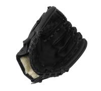 Bewinner Baseball Glove Ergonomic Soft PU Leather Mitt Stable Grip for Training Youth Adult Baseball Softball Fielding for Games,Outdoor Sports (Black)