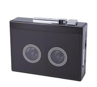 Bewinner Battery Operated Cassette Tape Player with 3.5mm AUX Jack, USB Powered Portable Style Music Player Cassette to MP3 Converter, Supports USB Flash Drive Recording, Includes Earphones