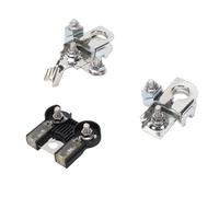 Bewinner Battery Terminal Kit Reliable 125A 250A Battery and Positive Negative Terminal Clamps for Car Electrical System Stainless Steel Zinc Alloy Fit for AL3Z-14526-AA